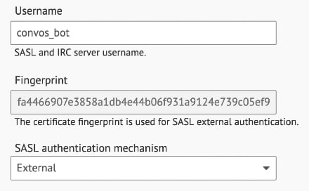 Picture of SASL external config